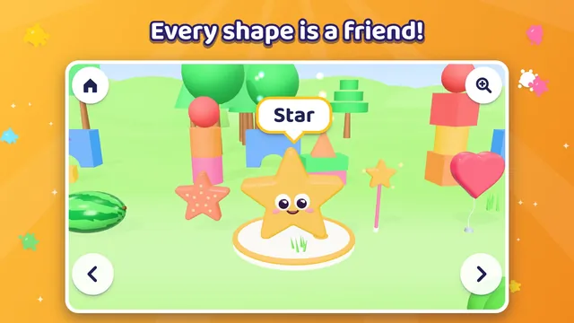 The star shape, next to a starfish and a magic wand