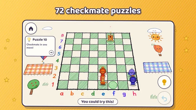 Puzzle: checkmate in one, with the hint glowing