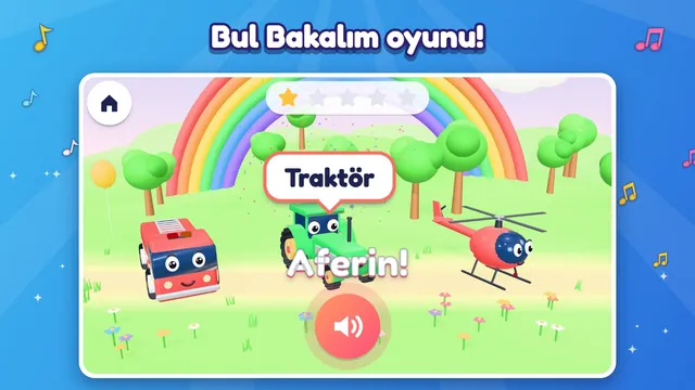 Bul Bakalım oyunu: sesin sahibi olan taşıtı bul